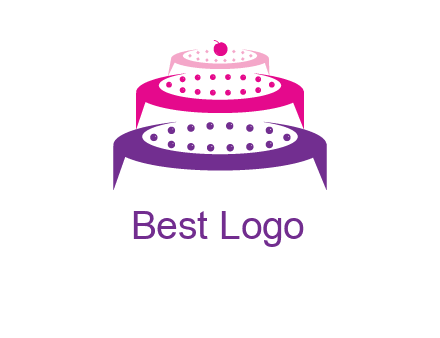 multi level cake logo