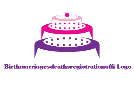 multi level cake logo