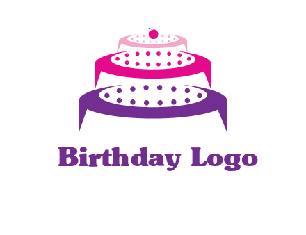 multi level cake logo