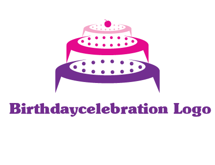 multi level cake logo