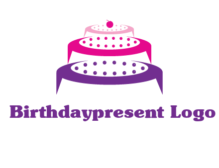 multi level cake logo