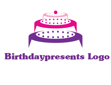 multi level cake logo