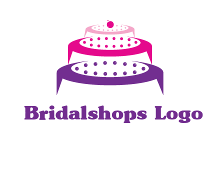 multi level cake logo