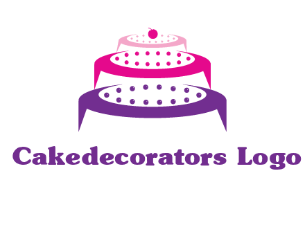 multi level cake logo