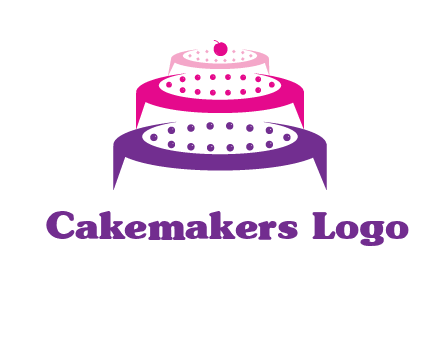 multi level cake logo