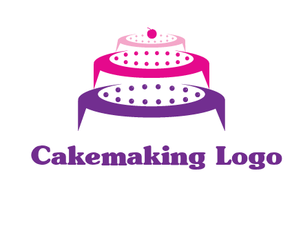 multi level cake logo