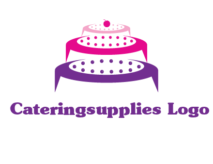 multi level cake logo