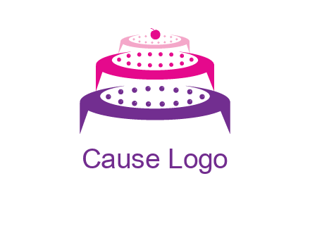 multi level cake logo