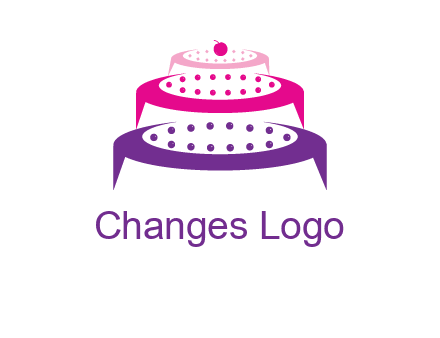 multi level cake logo