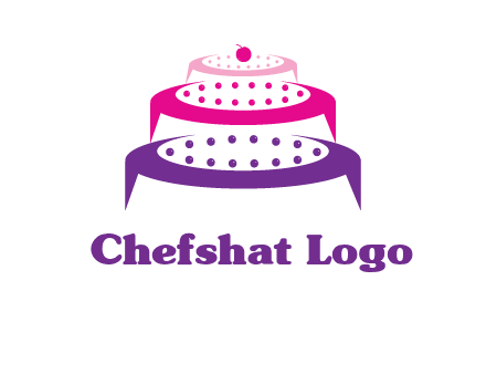 multi level cake logo