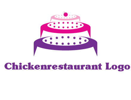 multi level cake logo