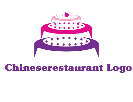 multi level cake logo