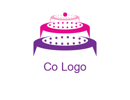 multi level cake logo
