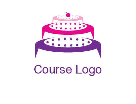 multi level cake logo
