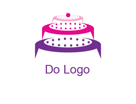 multi level cake logo