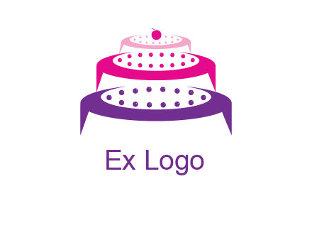 multi level cake logo