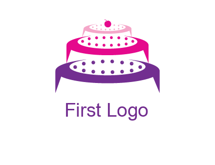 multi level cake logo