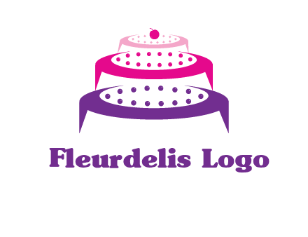 multi level cake logo