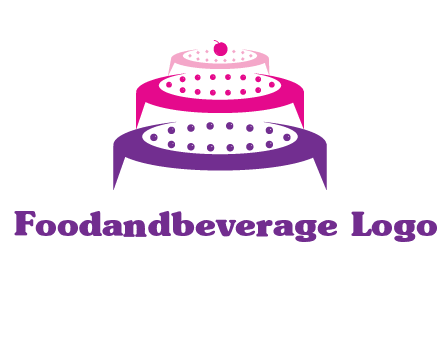 multi level cake logo