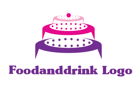 multi level cake logo