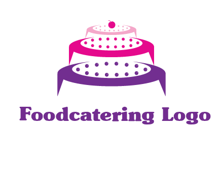 multi level cake logo