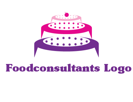 multi level cake logo