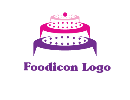 multi level cake logo