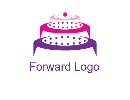 multi level cake logo