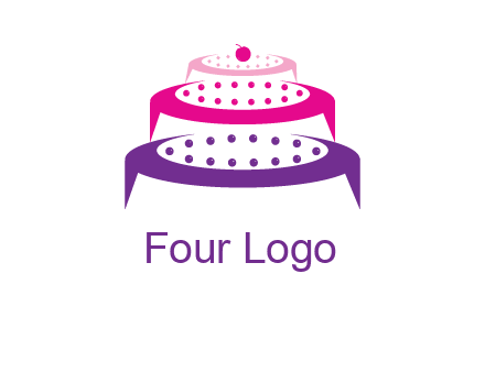 multi level cake logo