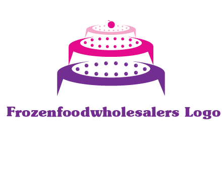 multi level cake logo