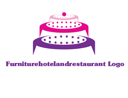 multi level cake logo