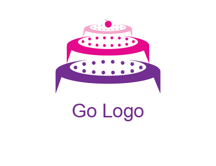 multi level cake logo