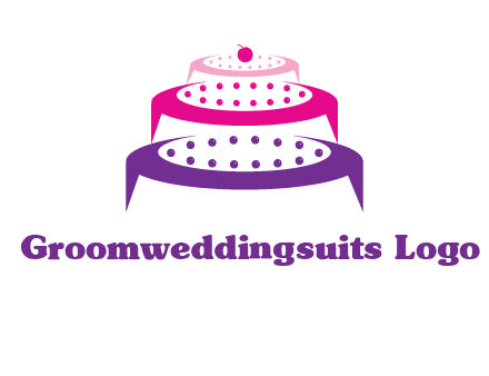 multi level cake logo