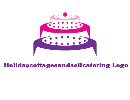 multi level cake logo