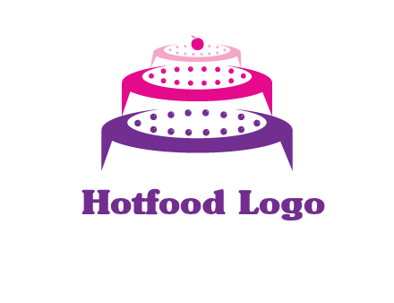 multi level cake logo