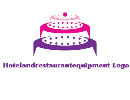 multi level cake logo