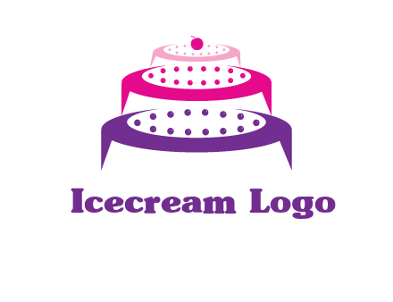 multi level cake logo