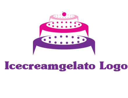 multi level cake logo