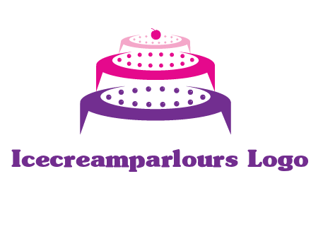 multi level cake logo