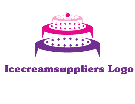 multi level cake logo