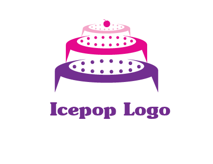 multi level cake logo