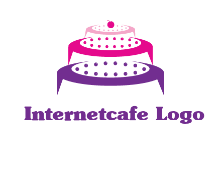 multi level cake logo