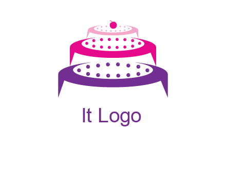 multi level cake logo