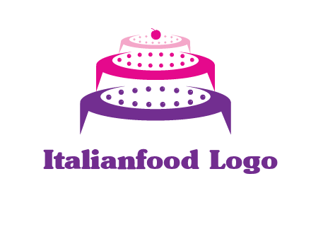 multi level cake logo