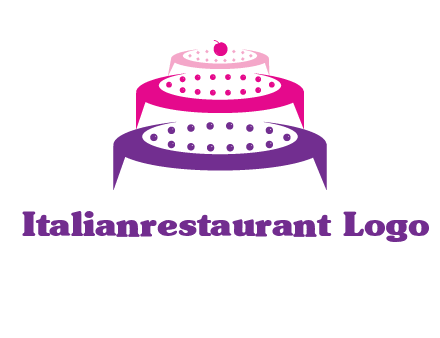multi level cake logo