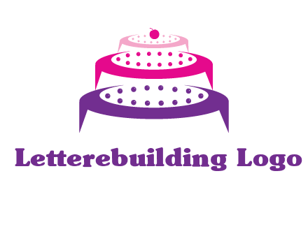 multi level cake logo