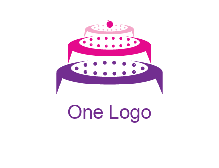 multi level cake logo
