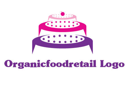 multi level cake logo