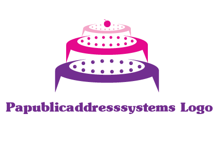 multi level cake logo
