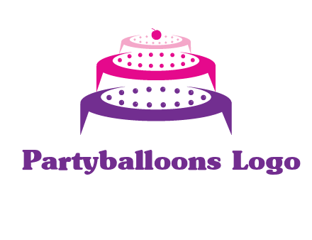multi level cake logo